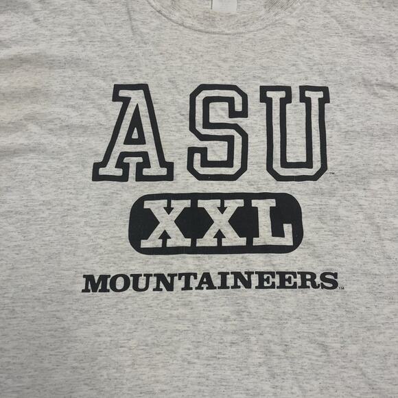 Vintage 90s Appalachian State University Grey Varsity Shirt - Picture 2 of 5